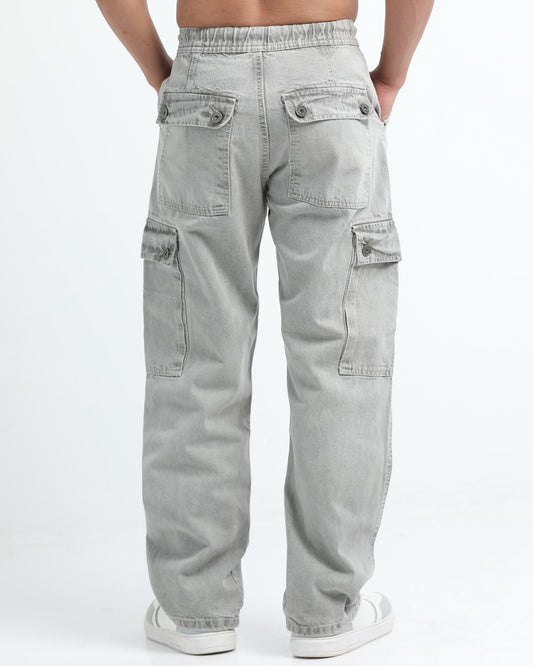 MAVERICK STEEL GREY DENIM - Relaxed fit