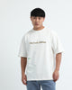WELLNESS IN BLOOM Relaxed Fit Cotton Printed T-Shirt Off White