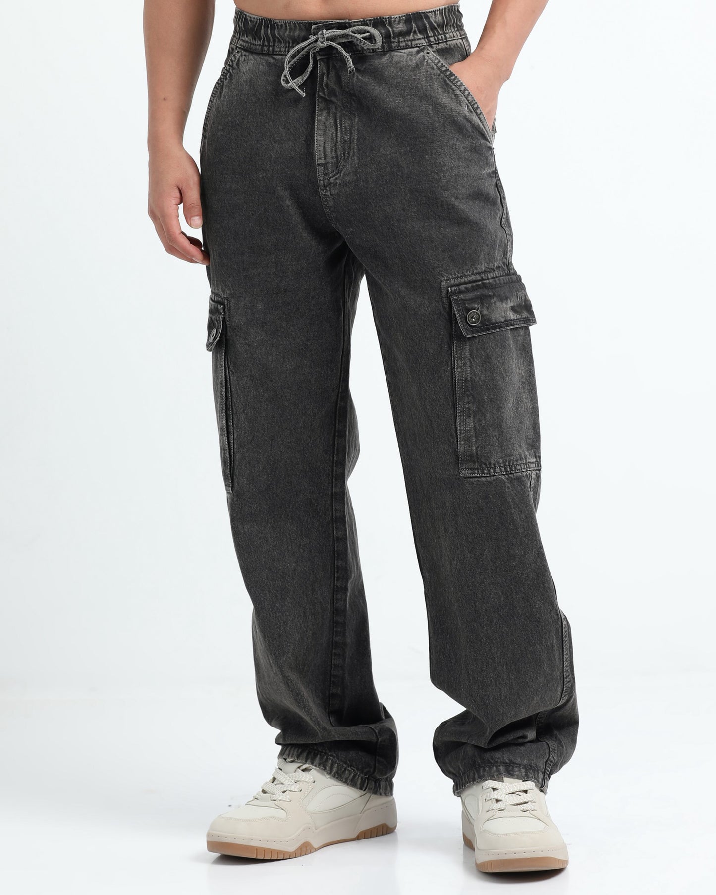 MAVERICK CHARCOAL DENIM - Relaxed fit
