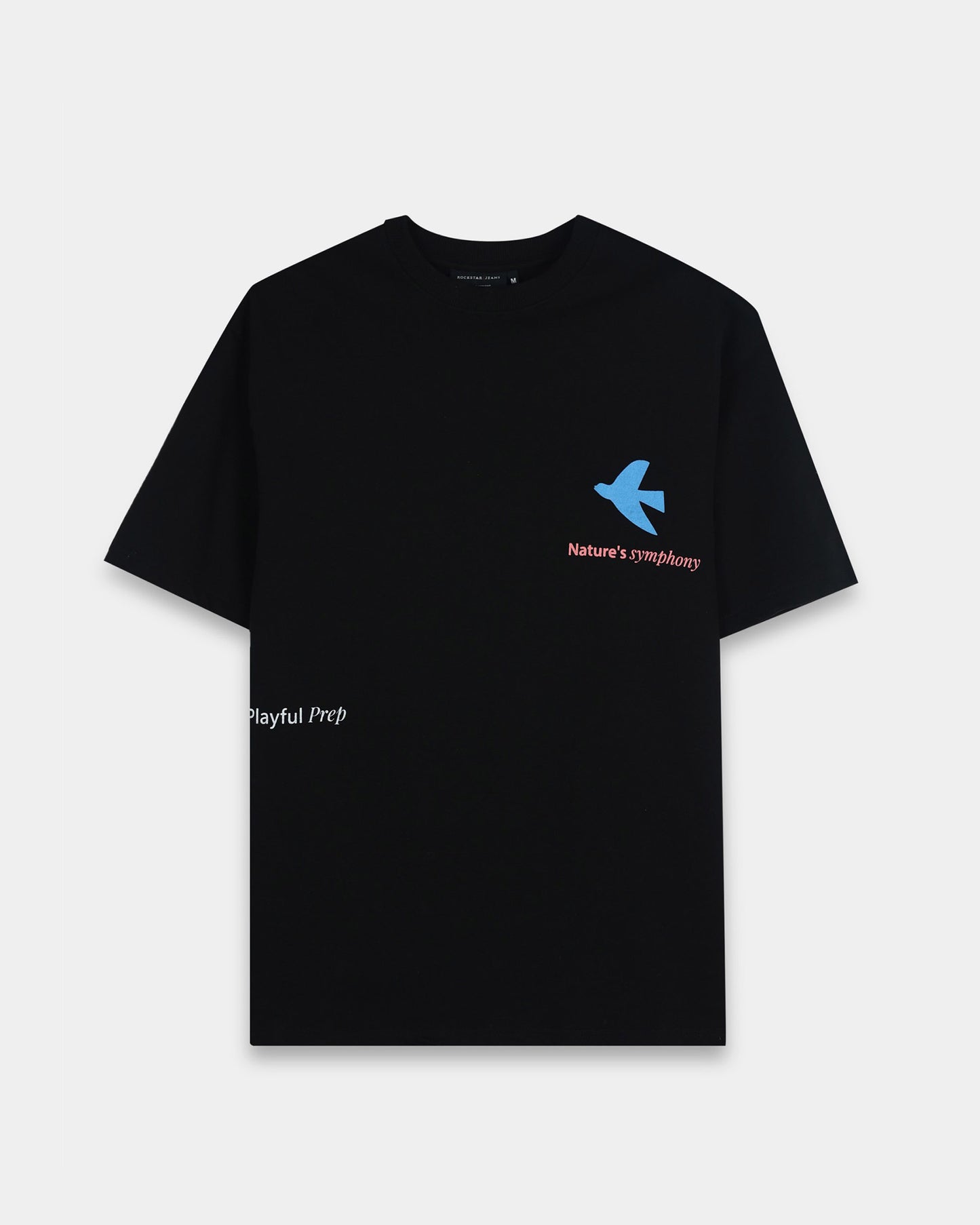 SERENITY BLACK TEE - Oversized fit