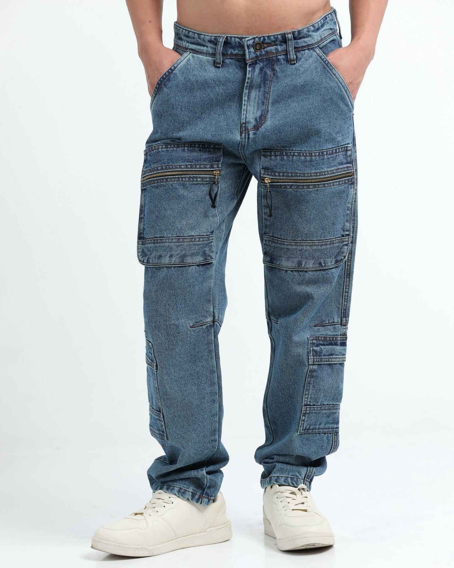 SHOW STOPPER BLUE DENIM - Relaxed fit