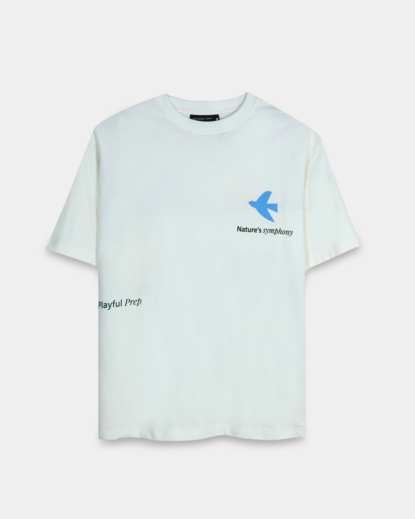 SERENITY OFF WHITE TEE - Oversized fit