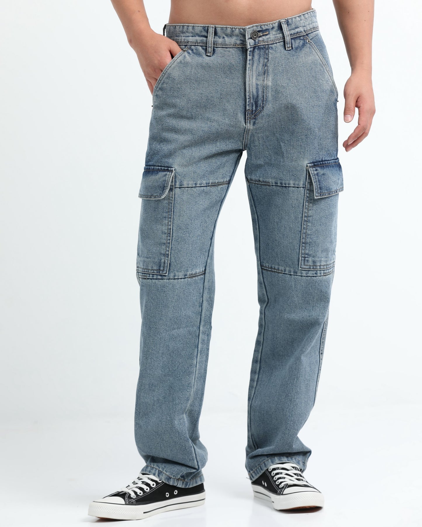 NOMAD LIGHT BLUE DENIM - Relaxed fit