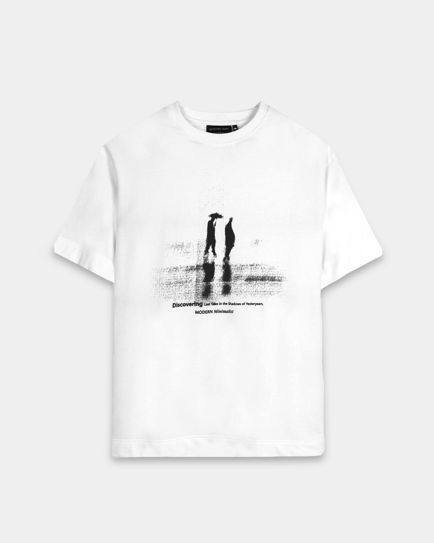 DISCOVERING OFF WHITE TEE - Oversized fit