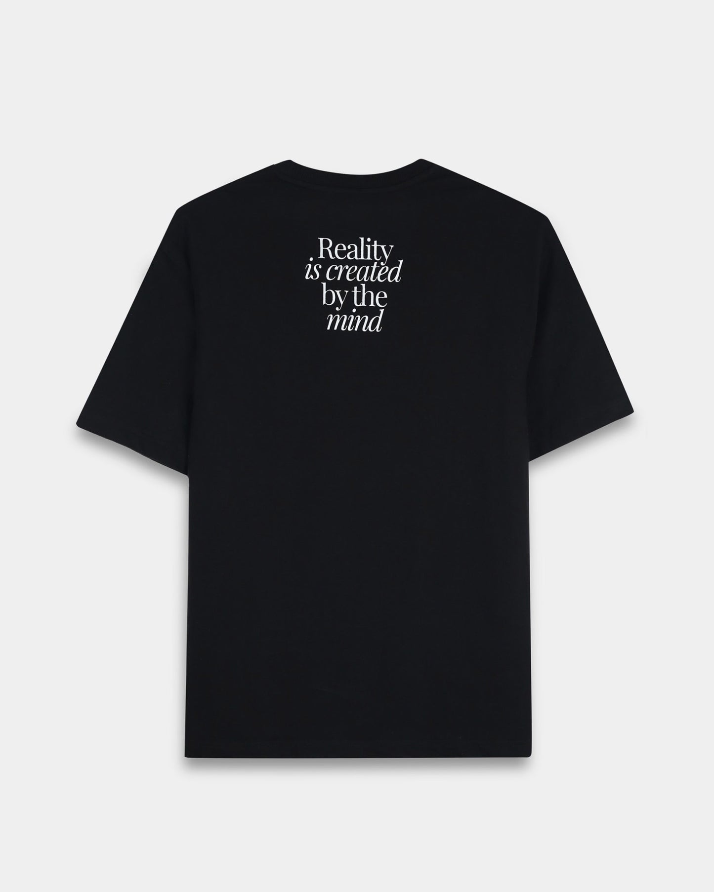 BALANCE OF THOUGHT BLACK TEE - Oversized fit