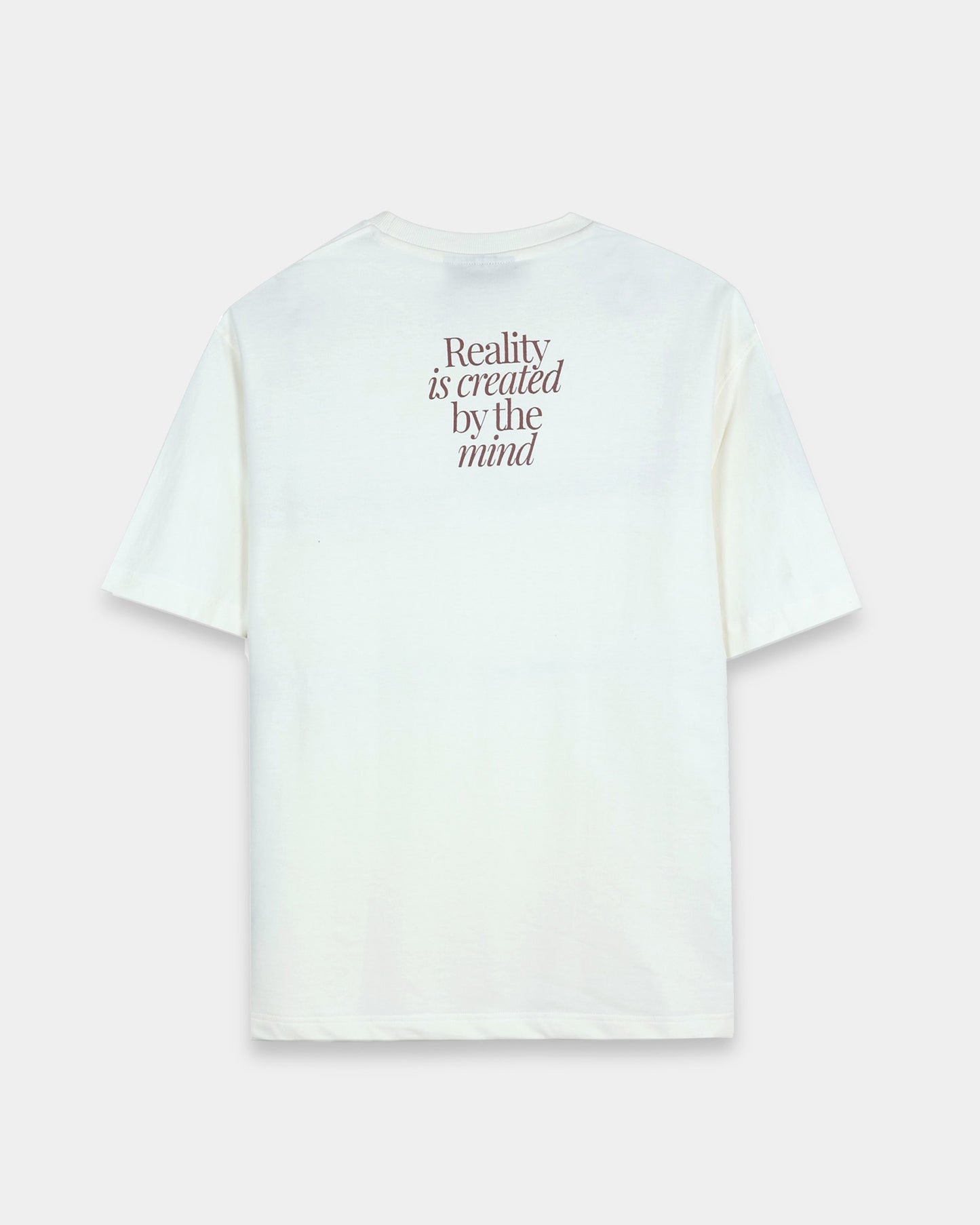 BALANCE OF THOUGHT OFF WHITE TEE - Oversized fit