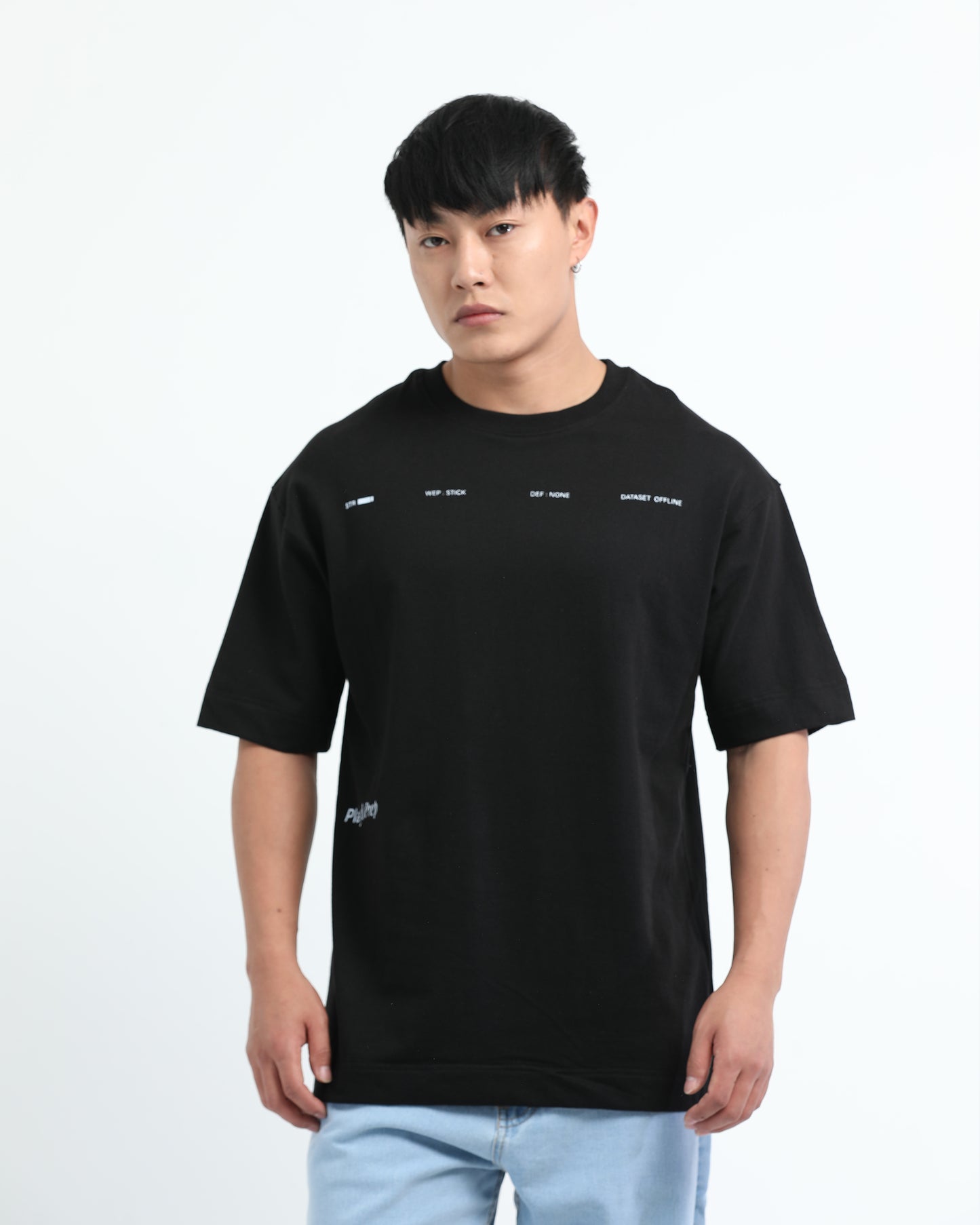 EXISTENCE BLACK TEE - Oversized fit