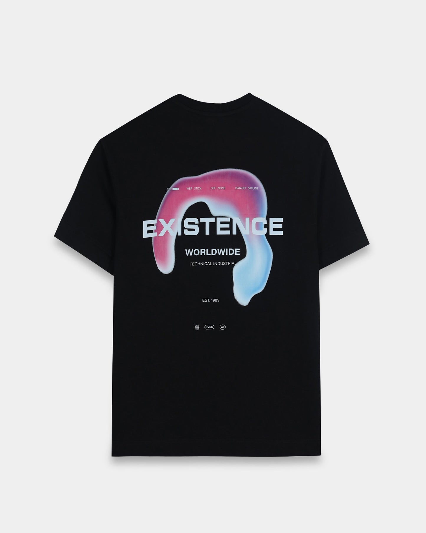 EXISTENCE BLACK TEE - Oversized fit