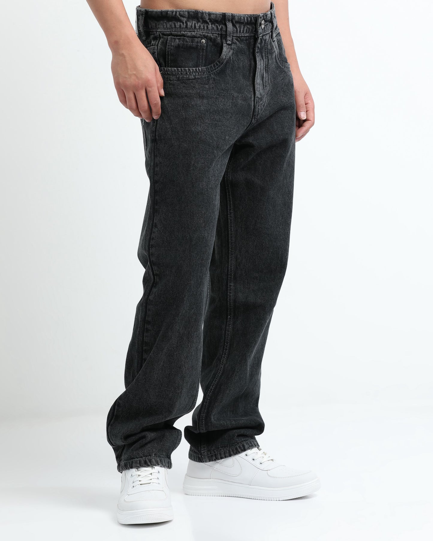 ICON CHARCOAL DENIM - Relaxed fit
