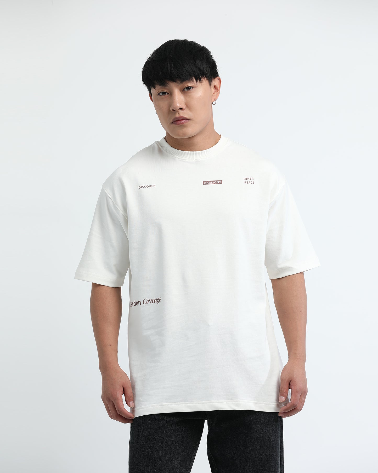 HARMONY OFF WHITE TEE - Oversized fit