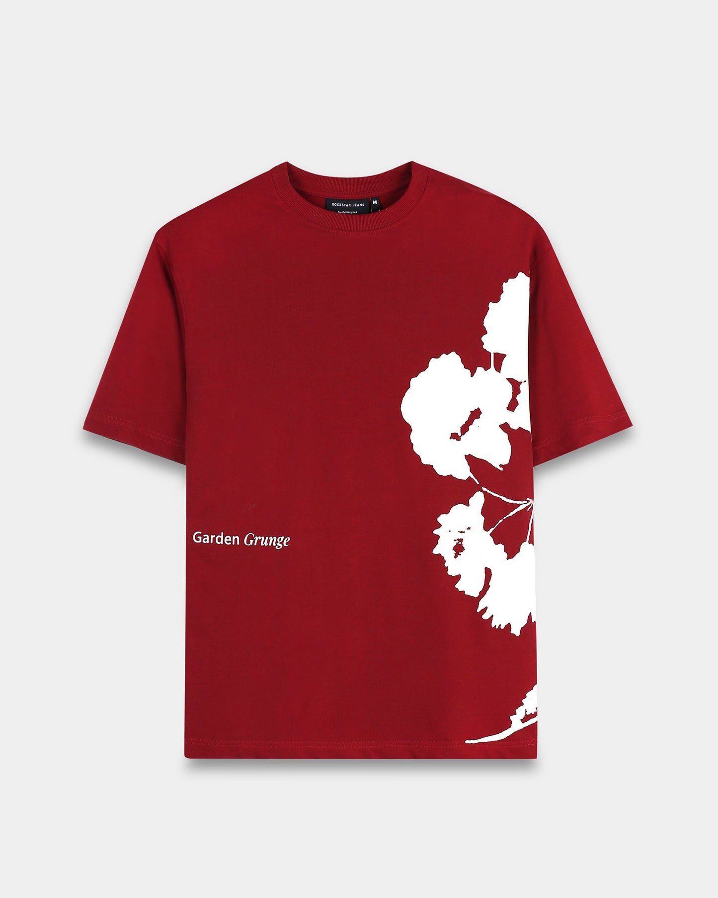 ELECTIC REALM MAROON TEE - Oversized fit