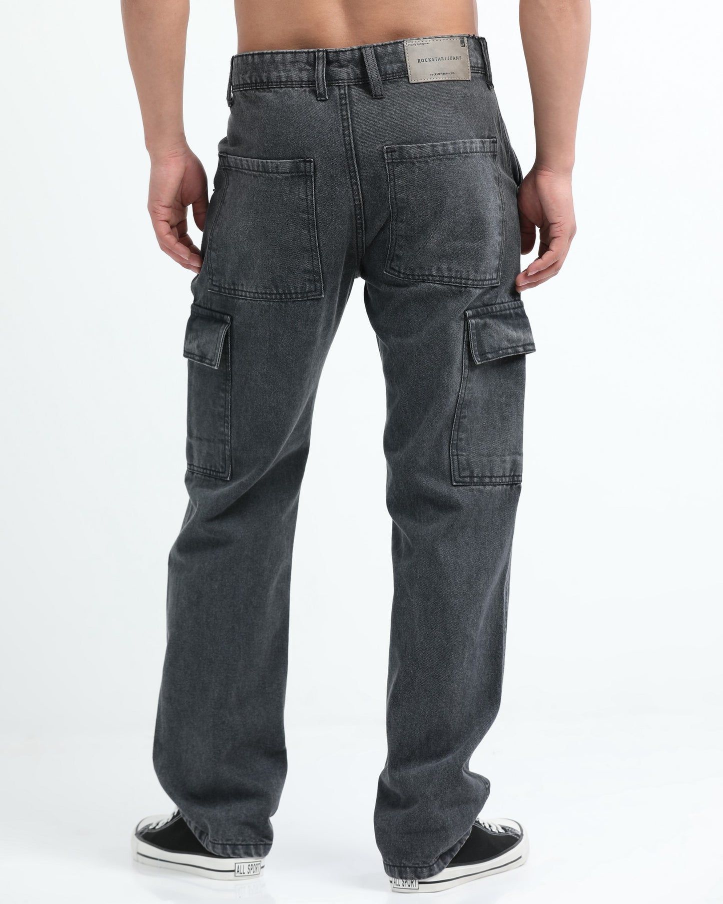 NOMAD CHARCOAL DENIM - Relaxed fit
