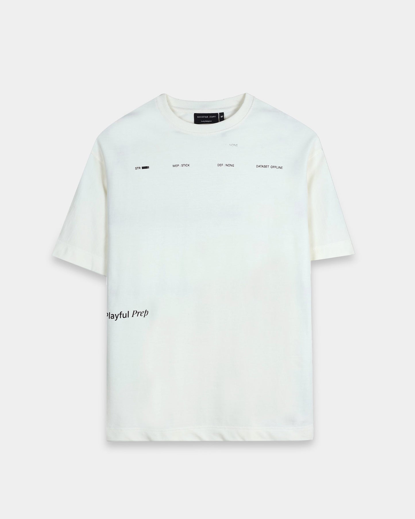 EXISTENCE OFF WHITE TEE - Oversized fit