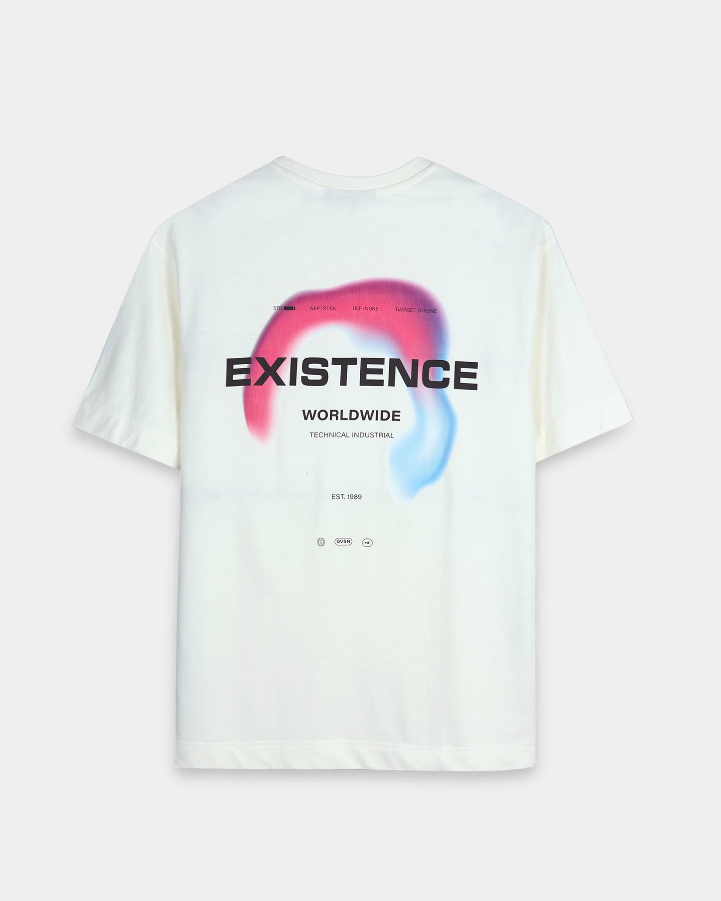 EXISTENCE OFF WHITE TEE - Oversized fit