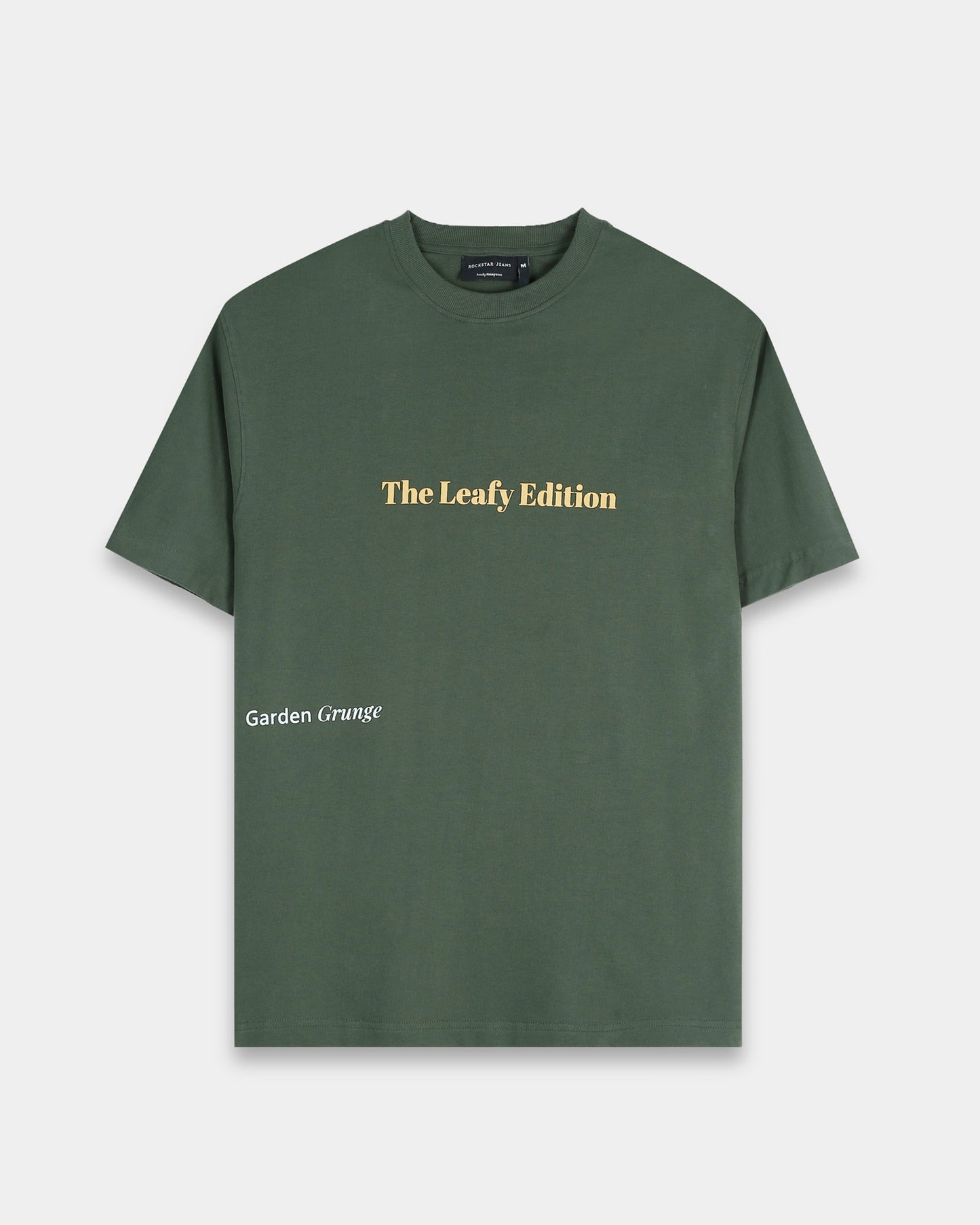 WELLNESS IN BLOOM FOREST GREEN TEE - Oversized fit