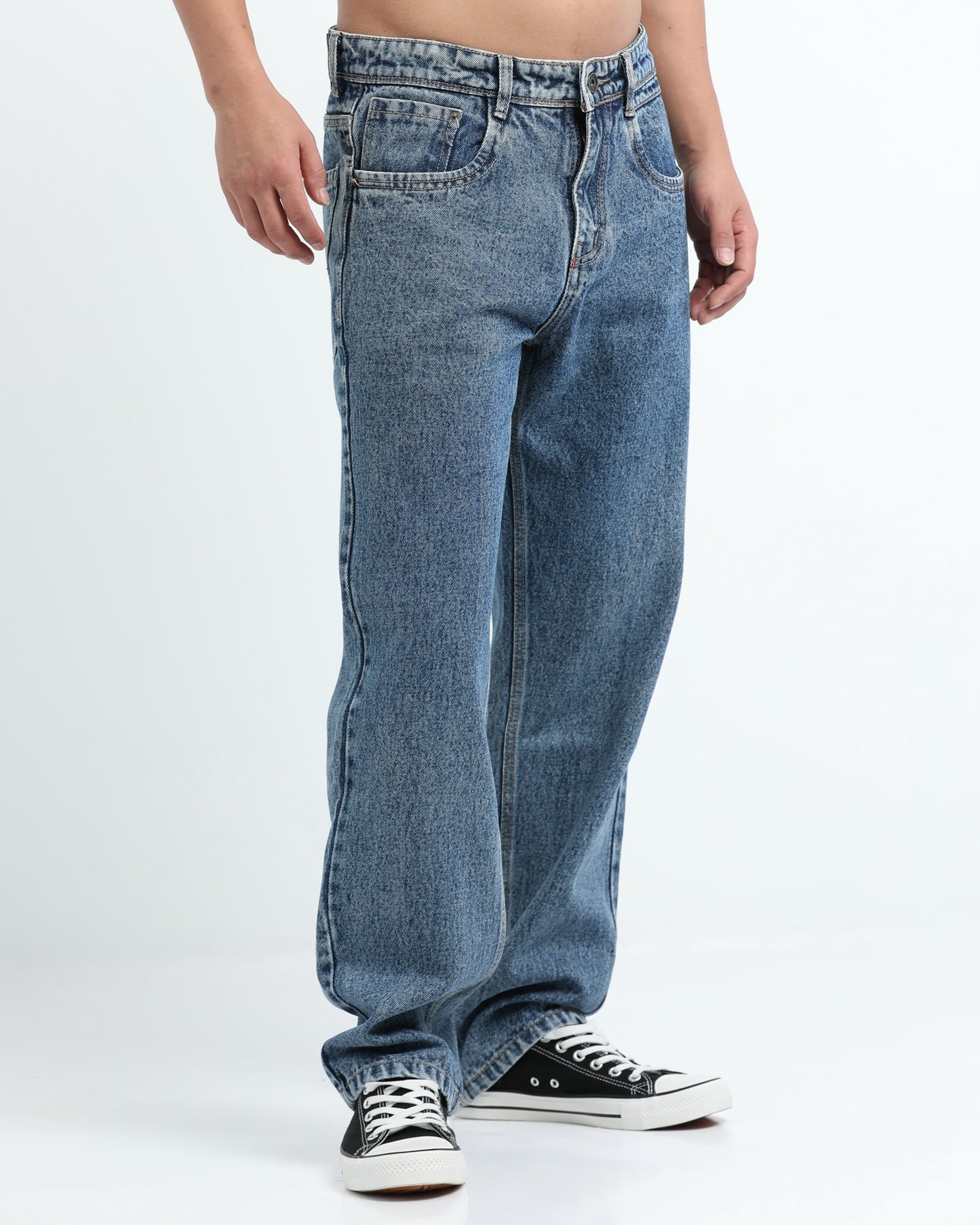 ICON DARK BLUE DENIM - Relaxed fit