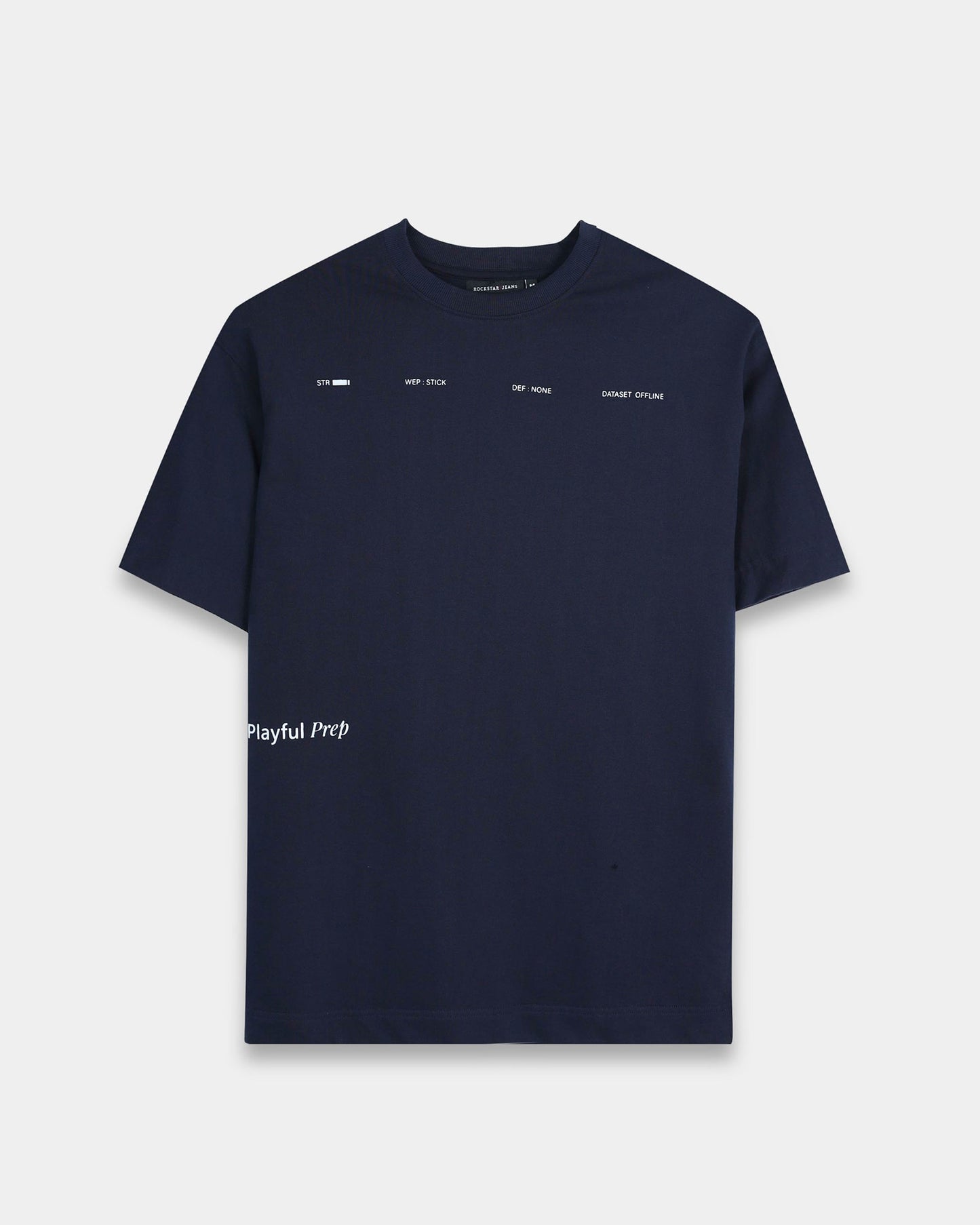 EXISTENCE NAVY BLUE TEE - Oversized fit