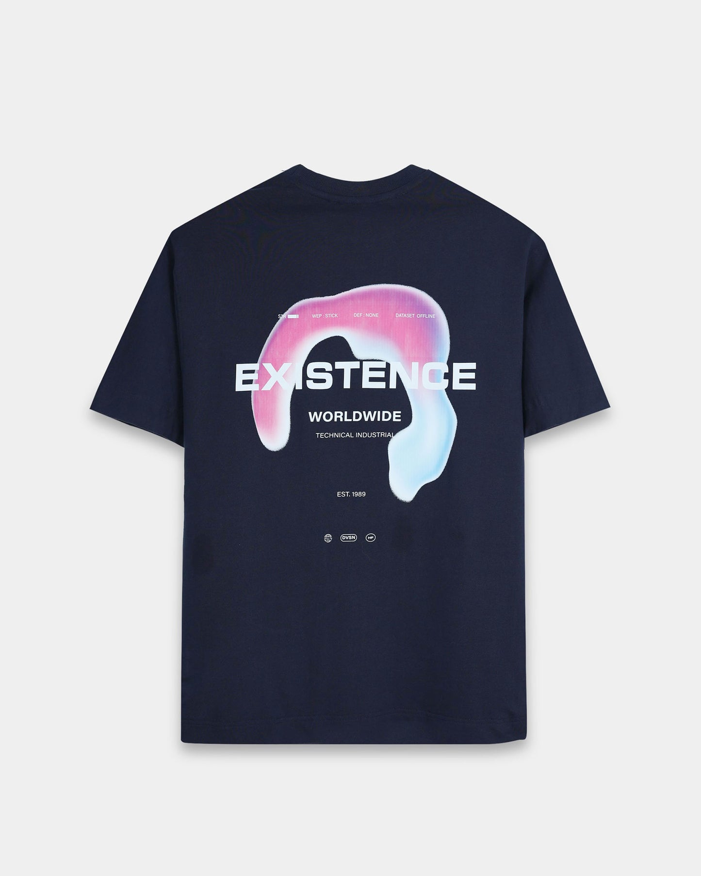 EXISTENCE NAVY BLUE TEE - Oversized fit