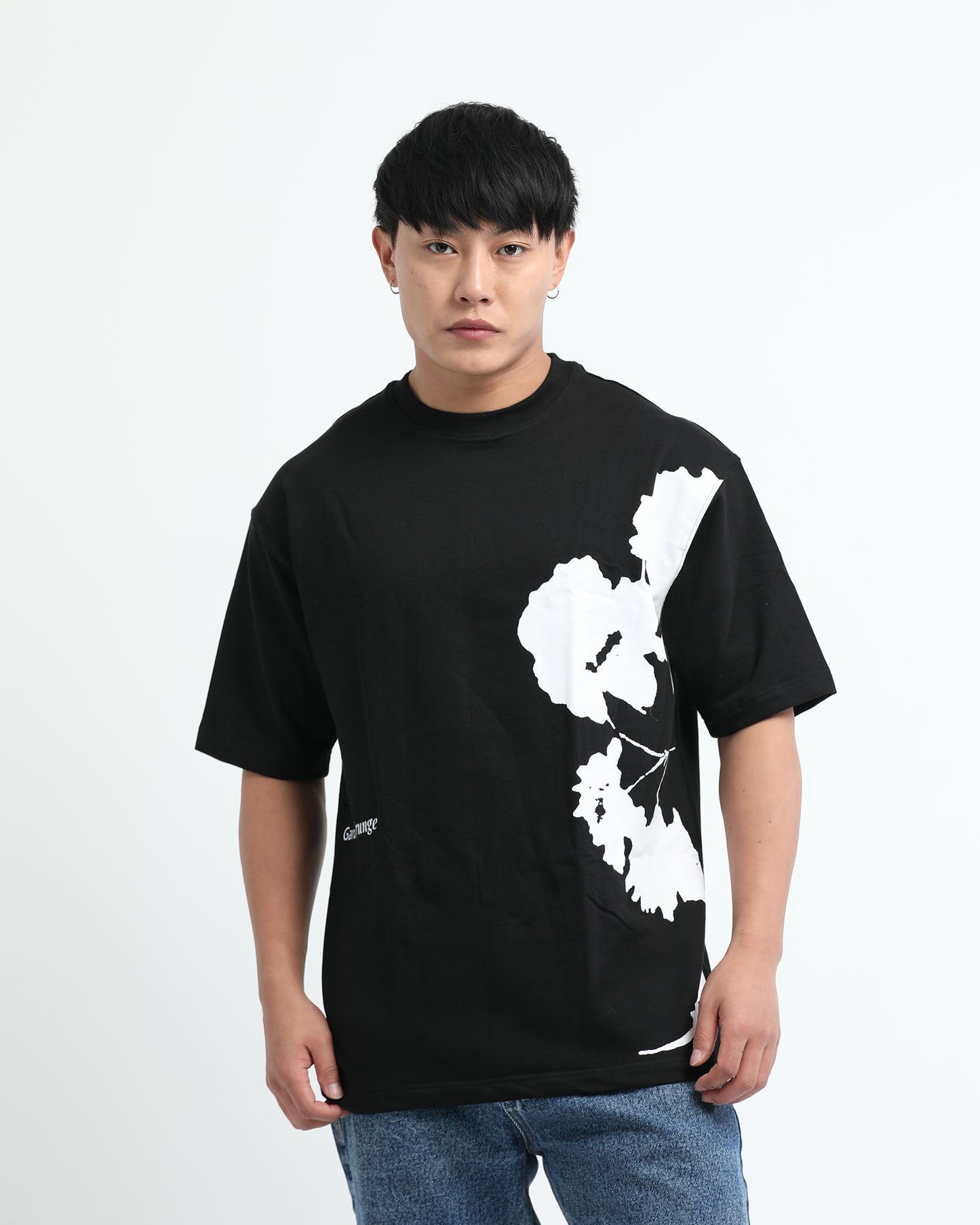 ELECTIC REALM BLACK TEE - Oversized fit