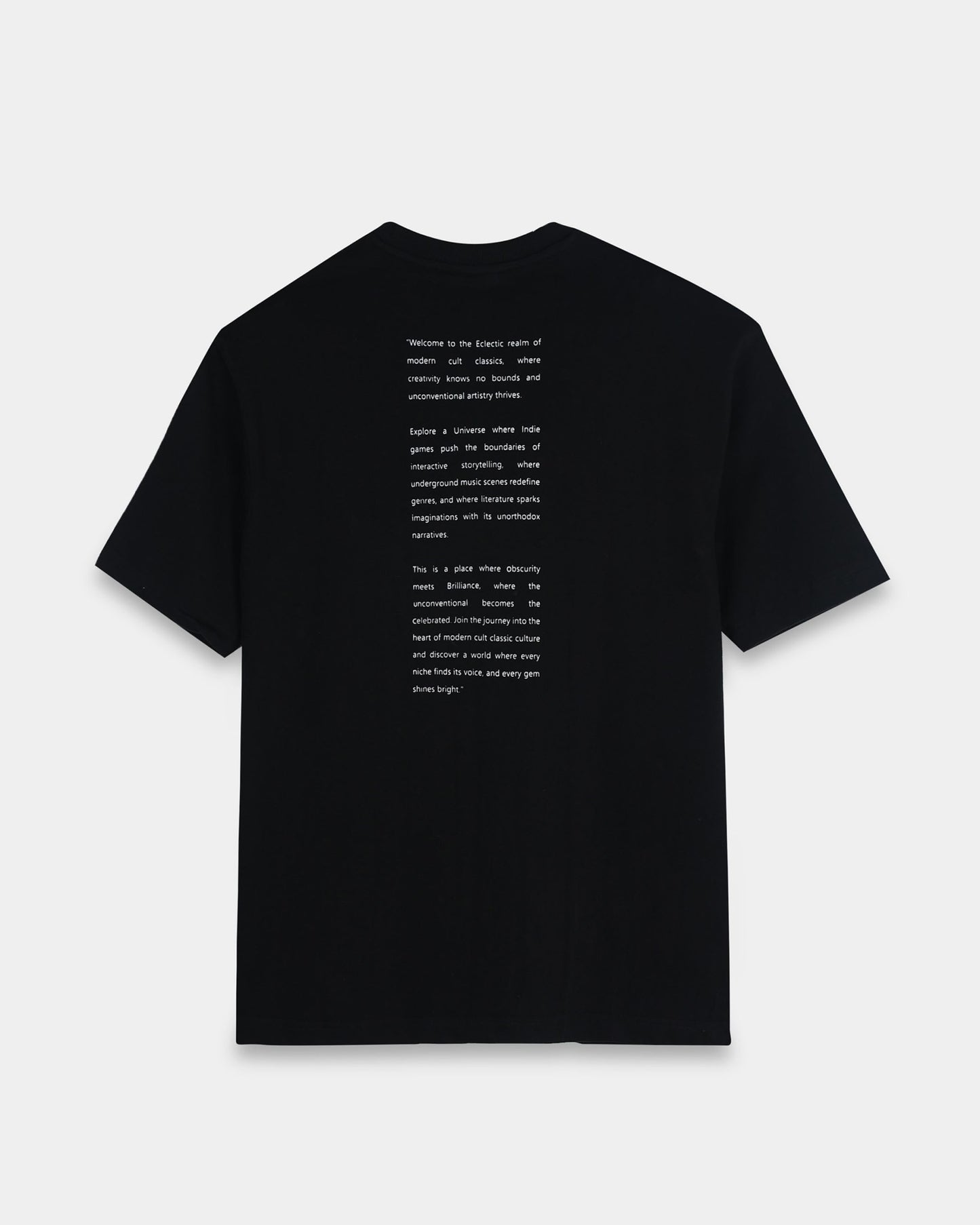 ELECTIC REALM BLACK TEE - Oversized fit