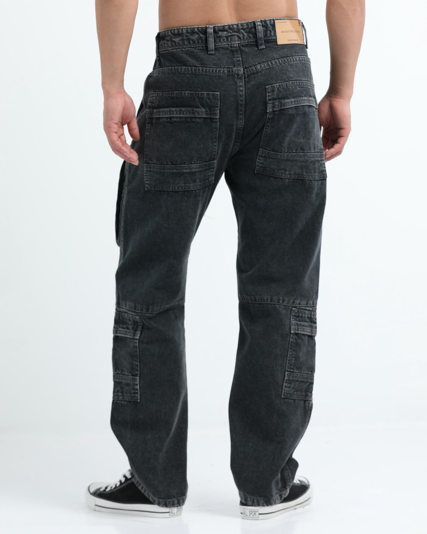 SHOW STOPPER BLACK DENIM - Relaxed fit