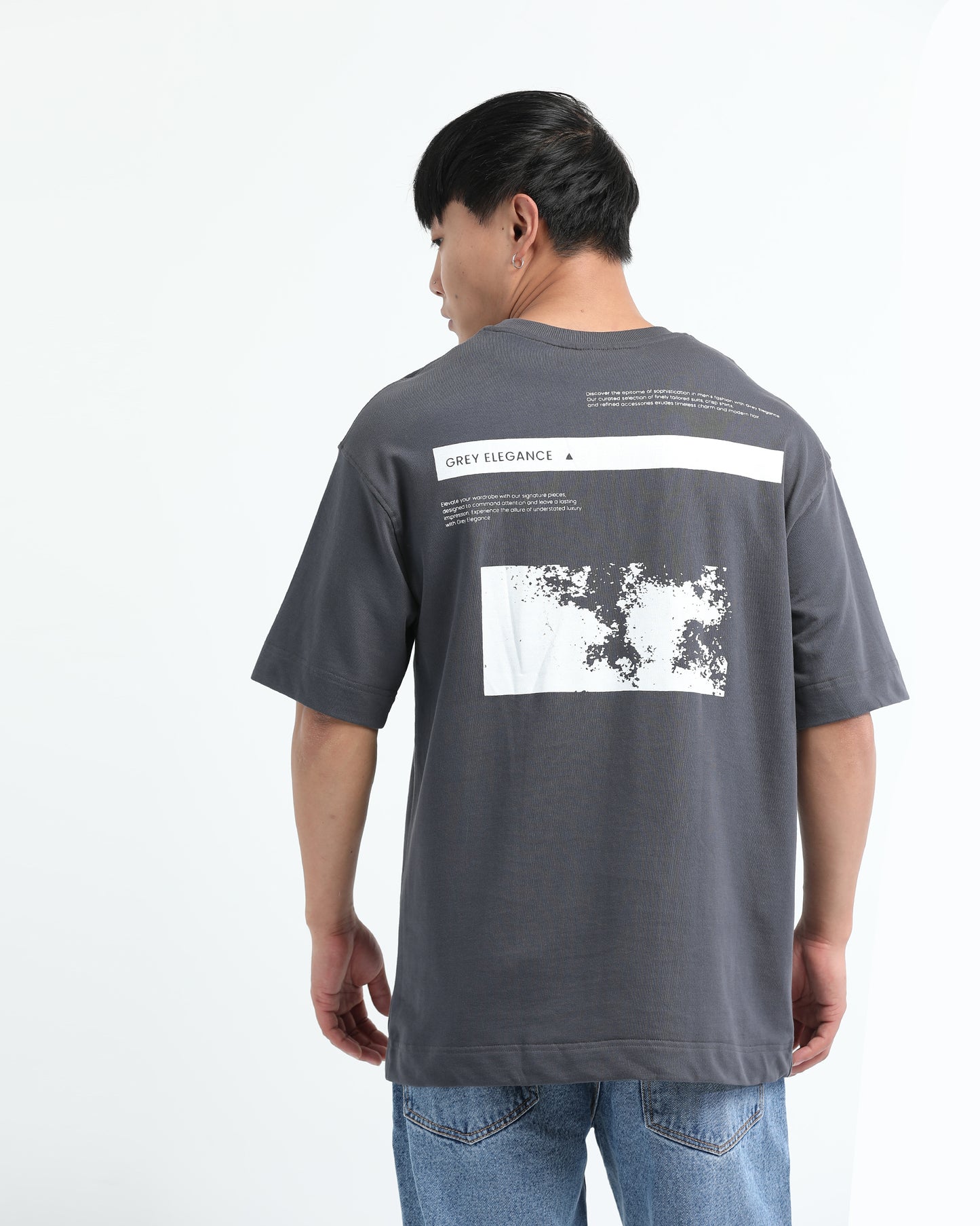 GREY ELEGANCE GREY TEE - Oversized fit