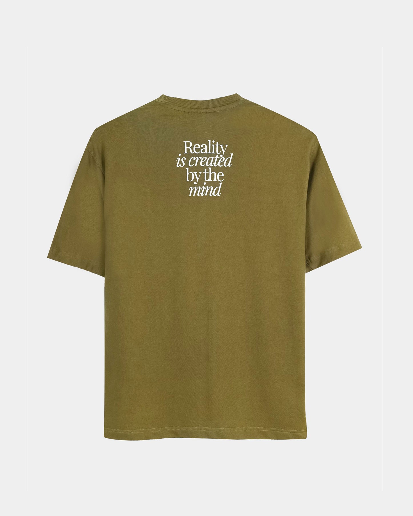 BALANCE OF THOUGHT MOSS GREEN TEE - Oversized fit