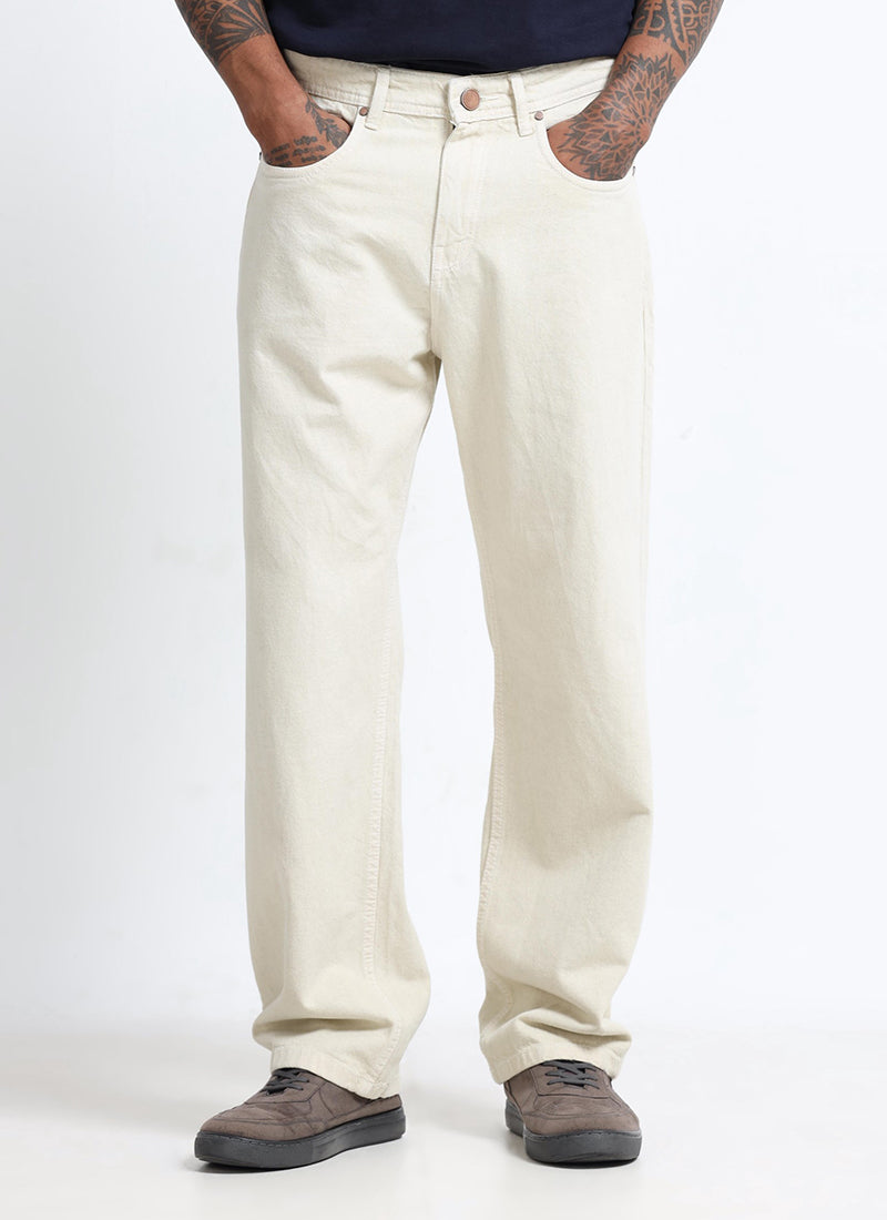 ecru ivory jeans for men
