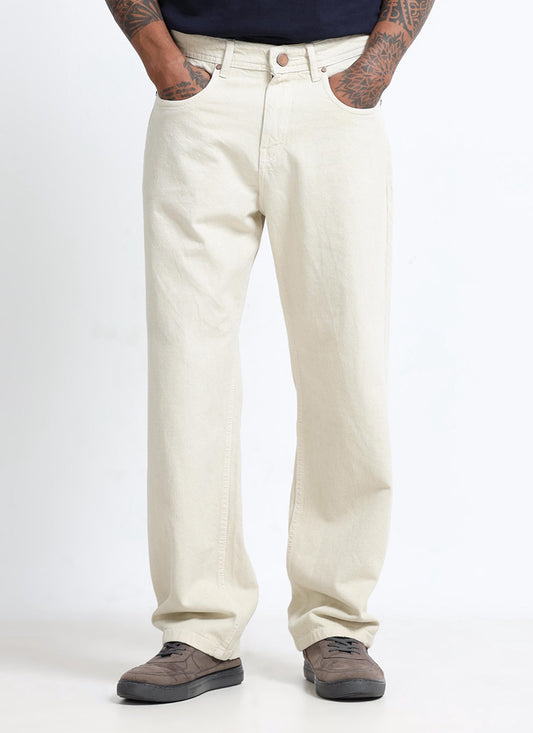 ecru ivory jeans for men