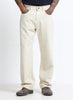 SIGNATURE Straight Fit Denim Jeans Ecru Ivory