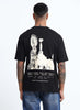 HARMONY Oversized Cotton Printed T-Shirt Black Anthracite