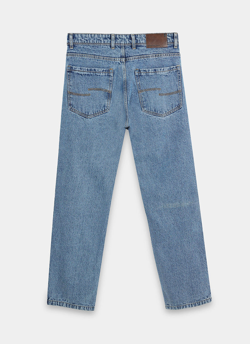 vintage light blue denim jeans