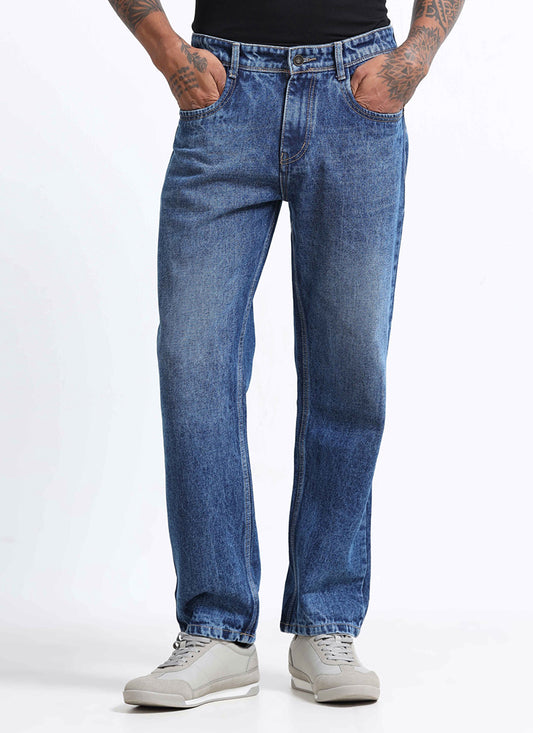 Mid Blue Denim Jeans