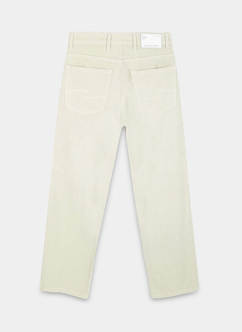 ecru ivory denim jeans