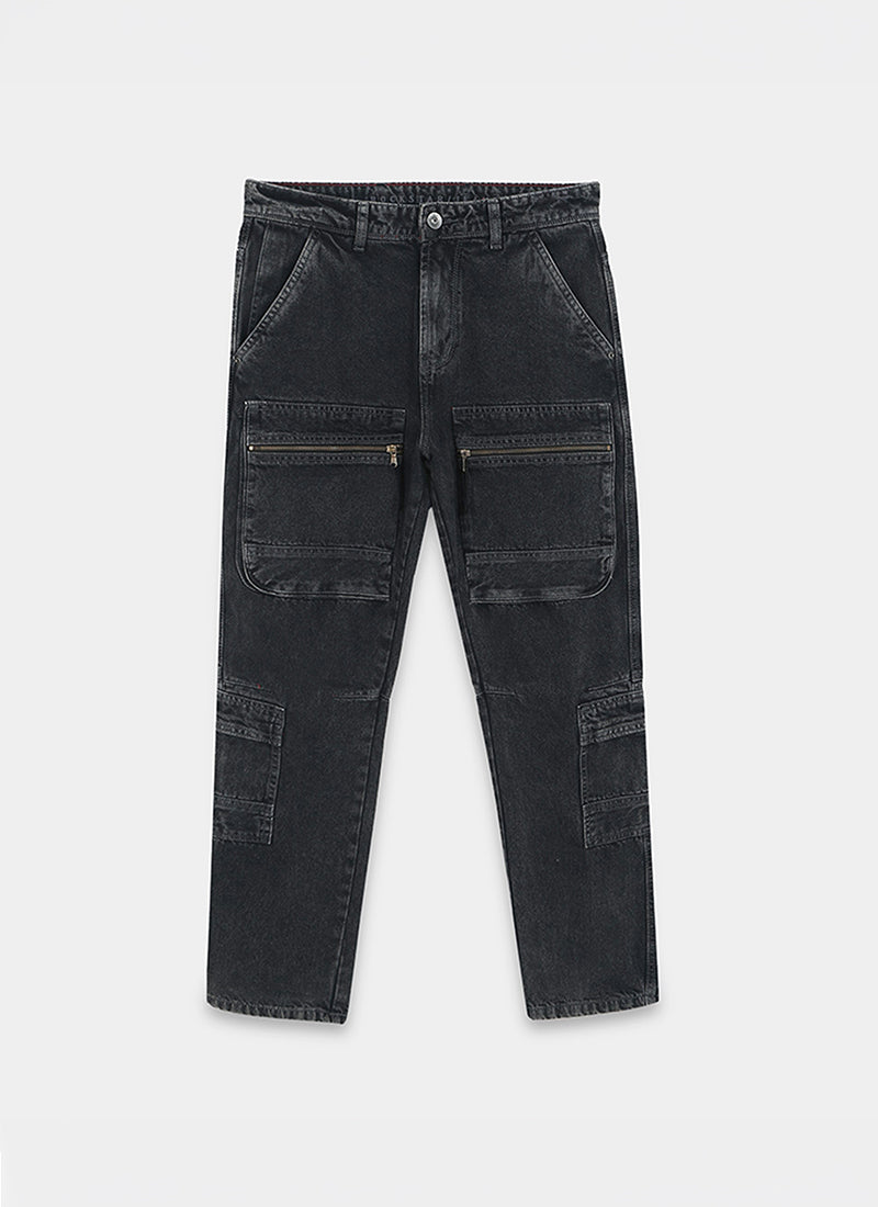 8 pocket cargo jeans for men