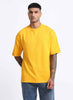 SIGNATURE Oversized Solid Cotton T-Shirt Bright Yellow