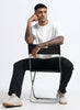 SIGNATURE Oversized Solid Cotton T-Shirt White