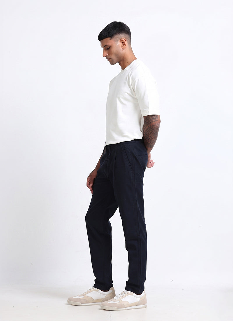 comfort fit trousers for men