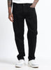 MIDNIGHT CORE Relaxed Fit Denim Jeans Noir Black