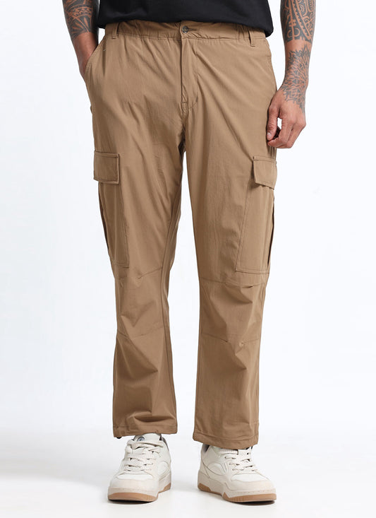 PARACHUTE Travel Cargo Relaxed Fit Pants Khaki