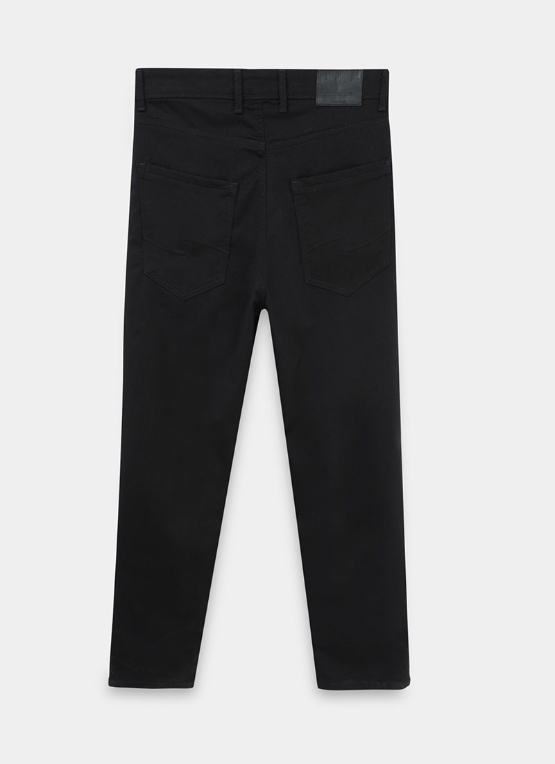 black denim jeans