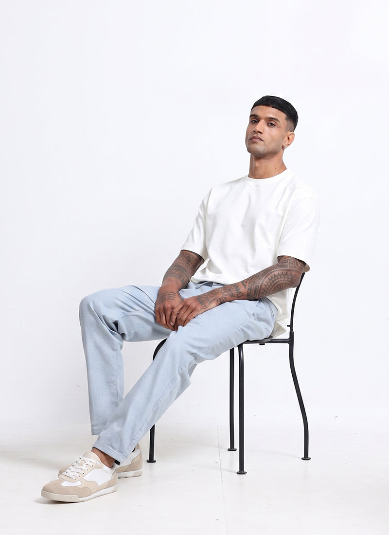 comfort fit trousers for men