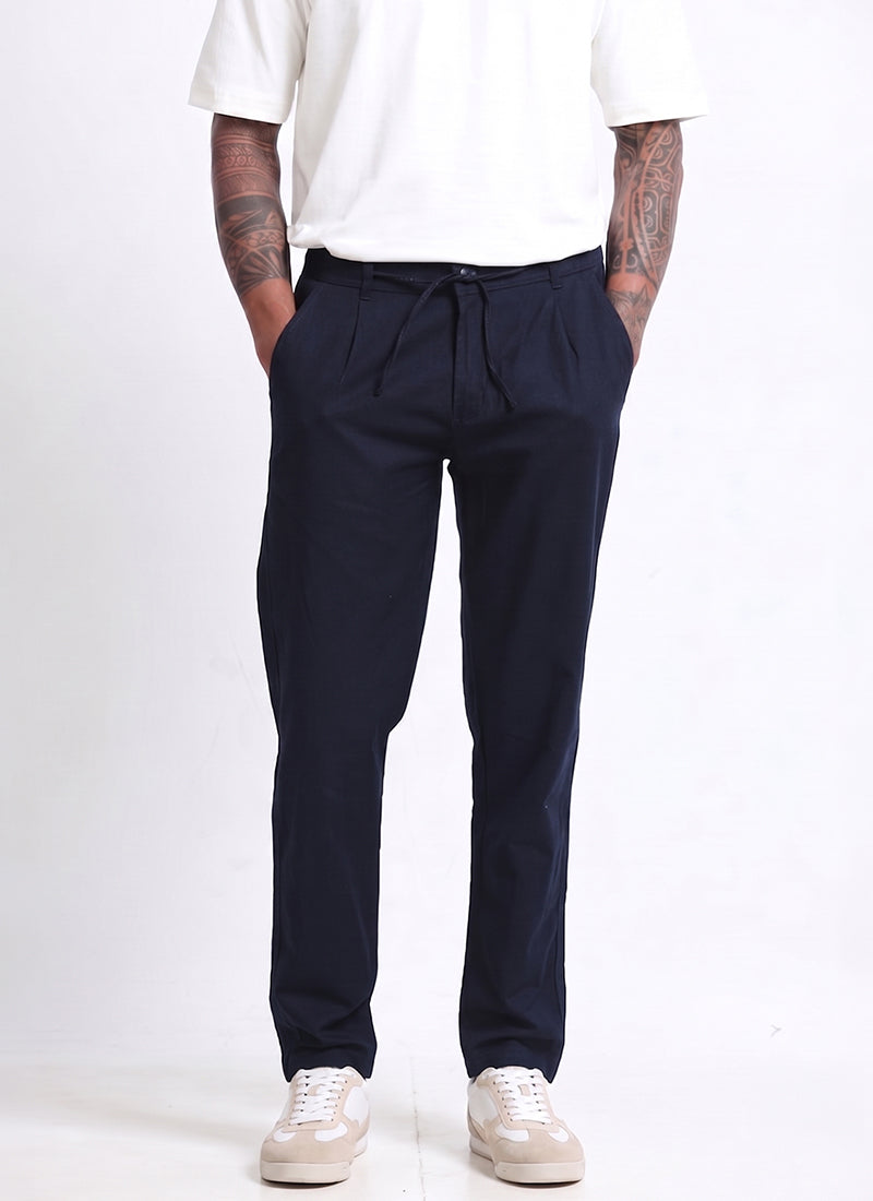 navy blue trousers for men