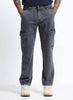 NOMAD Relaxed Fit 6 Pocket Cargo Denim Jeans Washed Grey