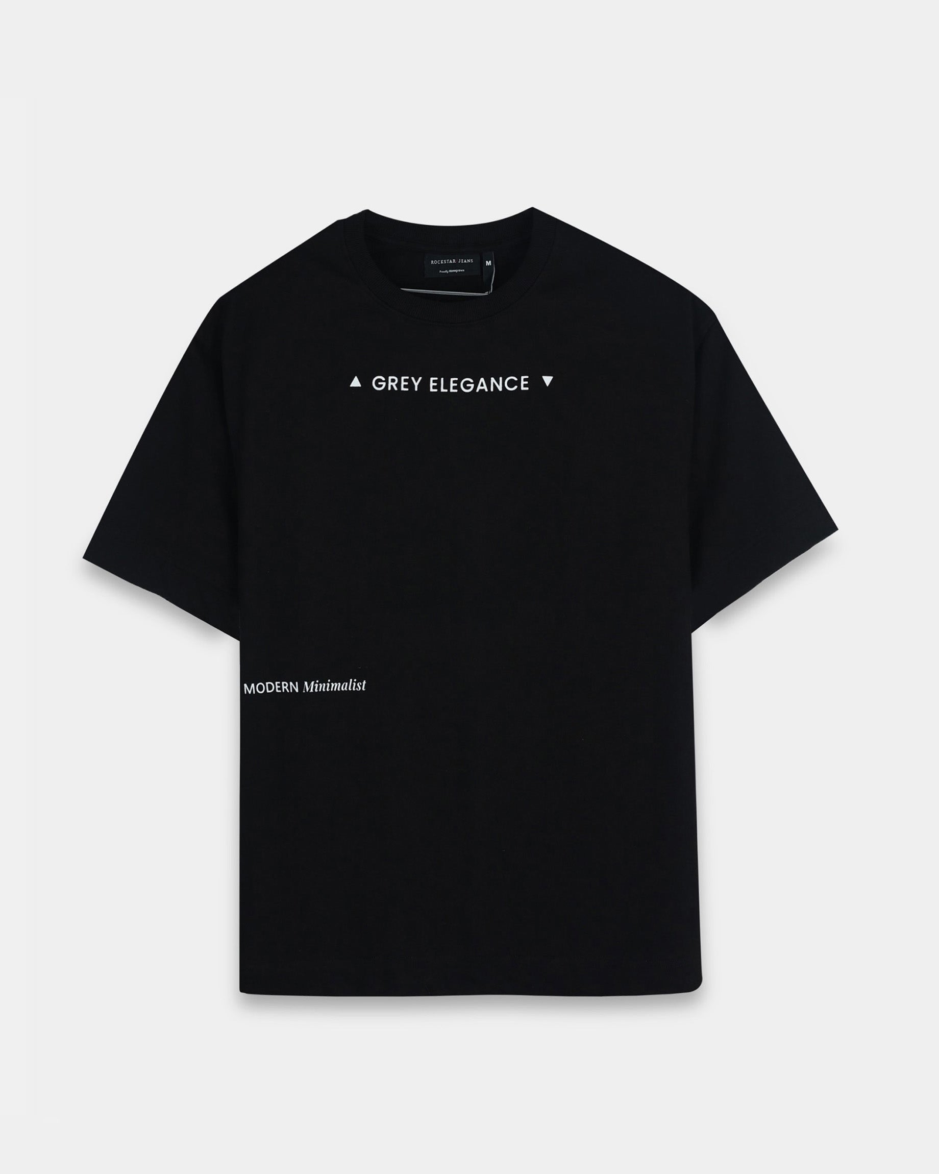 black print T shirt