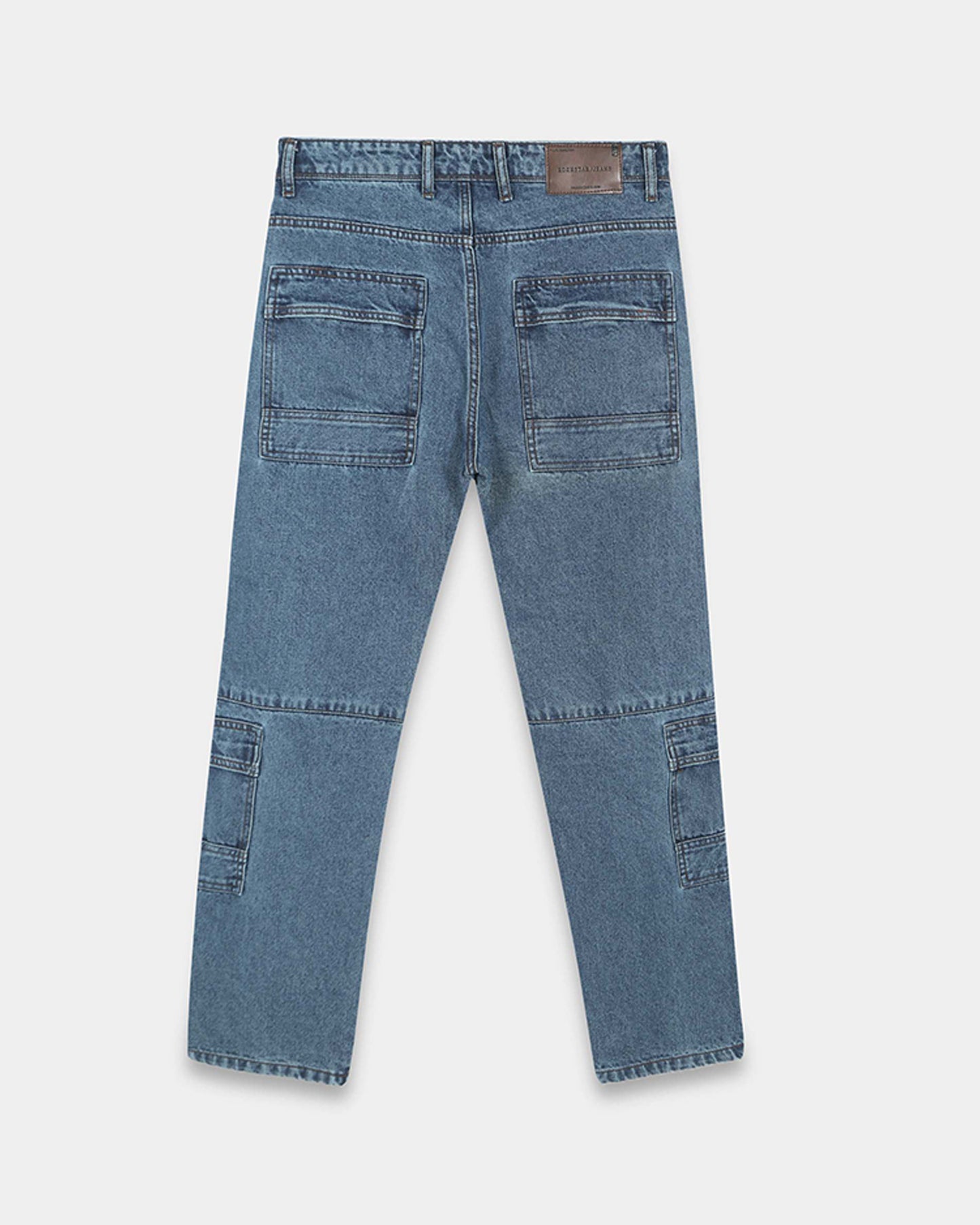 blue relaxed fit jeans