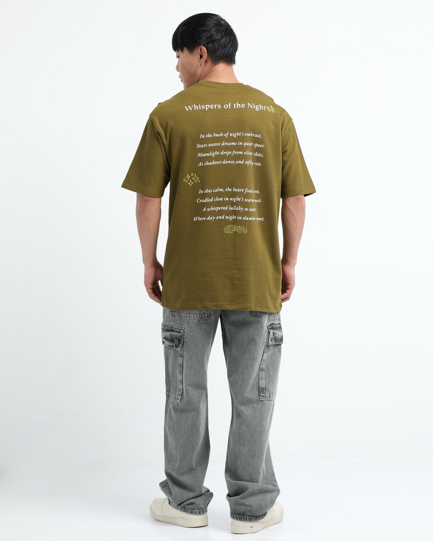 cotton round neck T shirt