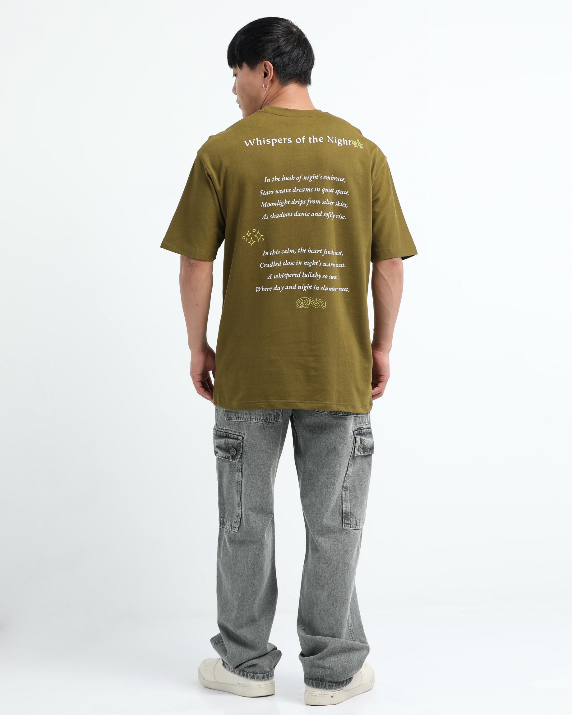 cotton round neck T shirt