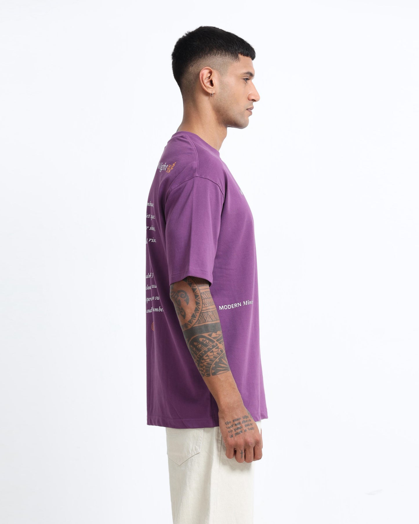 cotton short sleeve mens T shirt
