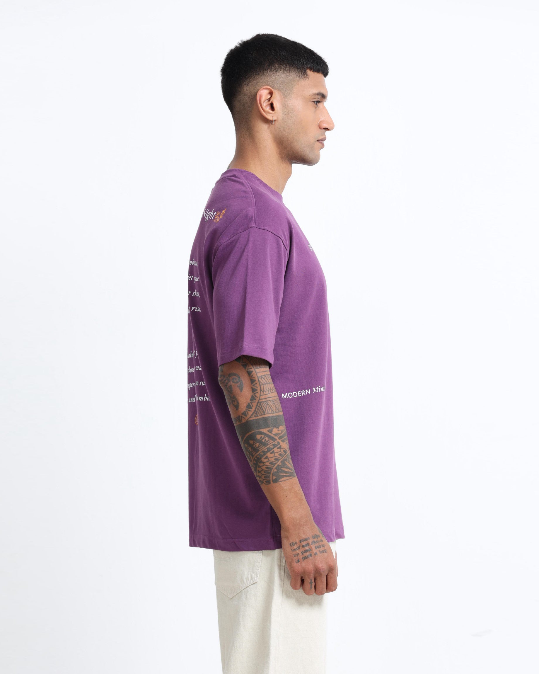 cotton short sleeve mens T shirt